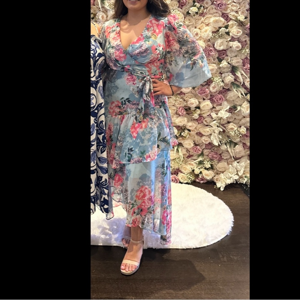 Eliza J floral gown